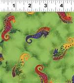 Clothworks Sea Spirits  by Laurel Burch Y1292-19M Half Yard