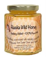 Alaska Wild Honey ~ Clear 12 oz