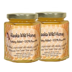 Alaska Wild Honey ~ Clear (2) 12 oz