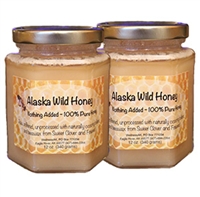 Alaska Wild Honey ~ Spun (2) 12 oz