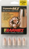 Barnes Expander MZ 195 grains Muzzleloader Bullets for .45 caliber 15 pack