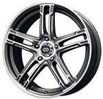 ENKEI FD-05 18X7.5 +53 5x112 Gunmetal  Machined