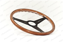 NARDI Classic 360mm Wood Grain/Black Spoke