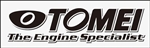 TOMEI STICKER Engine SPECIALIST Black S 120mmx30mm