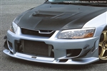 C-WEST EVO/CT9A FRONT BUMPER FRP (Evo 8 & 9)