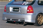 C-WEST EK9 REAR BUMPER FRP