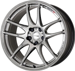 Work CR Kiwami 17x7.0 +38 4x100 GT Silver