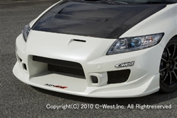 C-WEST CR-Z FRONT BUMPER without Fog Mount PFRP