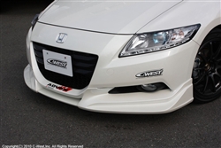 C-WEST CR-Z FRONT HALF SPOILER ABS BLACK