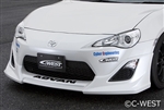 C-WEST FRS FRONT HALF SPOILER ABS