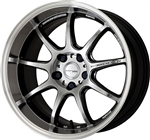 Work Emotion D9R 17x7.0 +47 4x100 GT Silver/Rim Cut