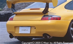 C-WEST 996 911 REAR BUMPER FOR DUAL EXHAUST PFRP