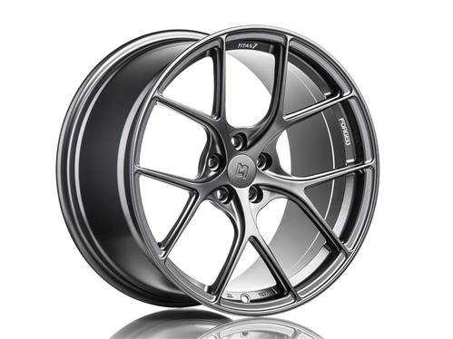 Titan T-S5 Tesla TM3/Y 19x9.5 +34 5x114.3 Satin Titanium (Set of four)