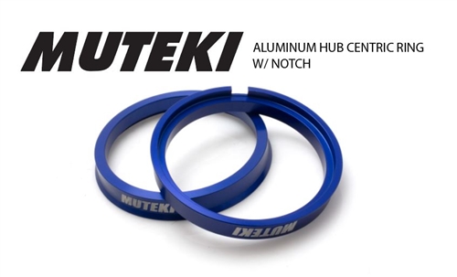 Muteki Hubrings for all Tesla Model 3 and Y trims (PAIR) - 73.1 OD