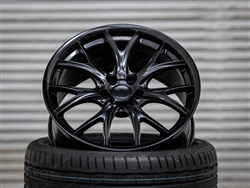 ZEV RDSTR 19x9.0 +35 5x114.3 Tesla (Satin Black) SET OF FOUR