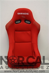 Bride Vios Style FRP Red Seat