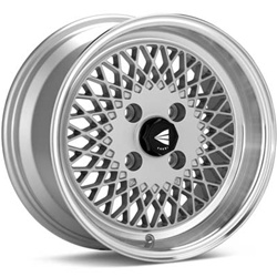 Enkei 92 Silver W Polished Lip 15X8 +25 4X100