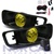 99-00 Honda Civic Jdm Style Yellow Fog Light Kit