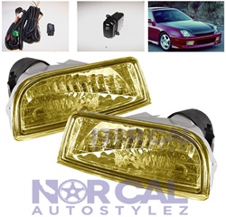 97-01 Honda Prelude Style Yellow Fog Light Kit