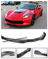 14-UP Corvette C7 Stingray Z06 Stage 2 Carbon Fiber Front Splitter Lip Z07