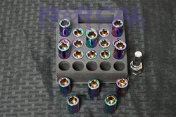 Hex Style Lug Nuts W/ Key Neo Chrome