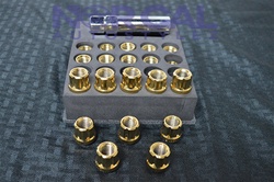 Open End Muteki Tuner Style Lug Nuts Gold