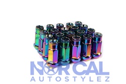 Z Racing Lug Nuts Closed End Extended Neo Chrome
