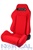 Red With Red Stitching  Jdm Type R Style Racing Seat