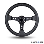 Nrg 350Mm Sport Steering Wheel (3" Deep) - Leather