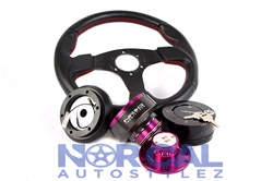 88-91 Honda Civic/Crx & 90-93 Acura Integra Nrg Quick Release Steering Wheel Combo Package