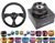 Nrg Quick Release Combo 320Mm Sport Leather Steering Wheel With Black Inserts