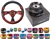 Nrg Quick Release Combo Nrg 320Mm Sport Leather Steering Wheel With Red Inserts