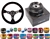 Nrg Quick Release Combo Nrg 350Mm Sport Steering Wheel (3" Deep) - Suede