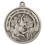 Engravable Tenth Day of Christmas Ornament