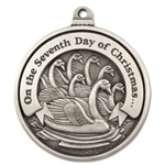 Engravable Seventh Day of Christmas Ornament