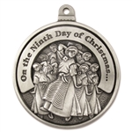 Engravable Ninth Day of Christmas Ornament