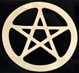 Brass Pentacle Altar Tile