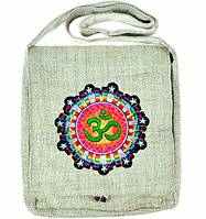 Wholesale Om Symbol Hemp Shoulder Bag