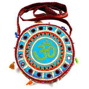 Wholesale Om Symbol Cotton Shoulder Bag