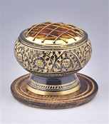 Wholesale Brass Screen charcoal Burner w/ Coaster 2.5"Diameter