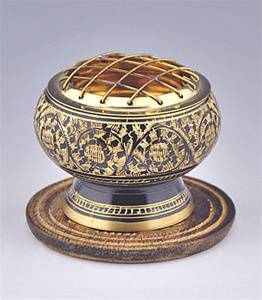 Wholesale Brass Screen charcoal Burner w/ Coaster 2.5"Diameter