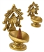 Wholesale Shankh Carved Oil or Ghee Lamp