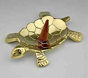 Wholesale Turtle Brass Cone Burner - 4" Length
