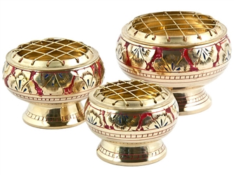 Wholesale Brass Screen charcoal Burner