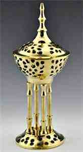 Wholesale Brass Greek Pedestal Burner - 5" Height