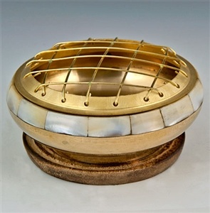 Wholesale Brass Screen charcoal Burner - 3" Diameter