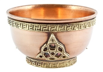 Triquetra Copper Offering Bowl