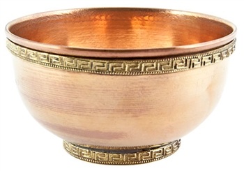 Wholesale Plain Copper Offering Bowl