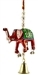 Lac Elephant with miniature bells and beads on string