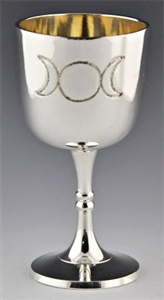 Wholesale Triple Moon Silver Plated Chalice